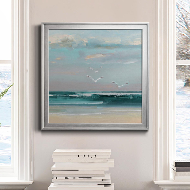 Summer Soar-Premium Framed Canvas  - Ready To Hang, Silver, 24" H x 24" W x 1" D