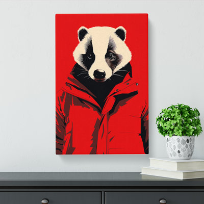 Badger Minimalism - No Frame Print