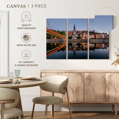 Lyon By Saone River