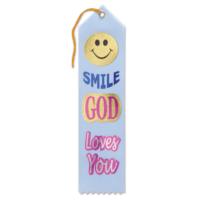 Le sourire, dieu aime votre ruban
