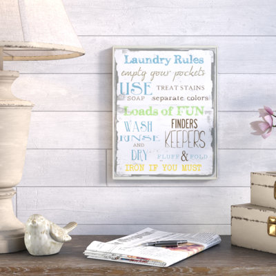 «Ehme Arata Jana Laundry Room» par Taylor Greene - Art textuel