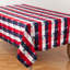 Étoiles patriotiques et nappe à carreaux - Linge de table Americana pour le Jour du Souvenir, le 4 juillet et les fêtes-1967529683