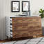 Ritzman 6 Drawer 132cm W Double Dresser-2056576611