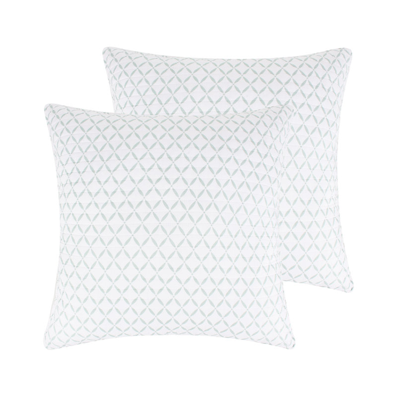 Verity Teal Euro Sham 2pk