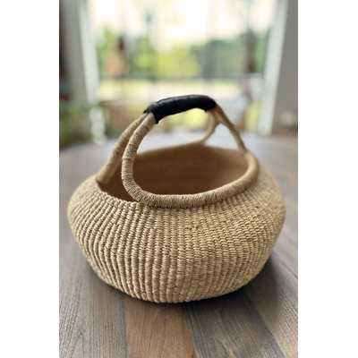 Handwoven Double Weave Kettle Basket