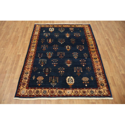 Fine Vegetable Dye  Traditional Rug 5x7
