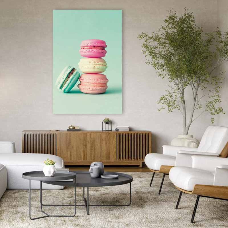 Macarons français - Photographie Cuisine Art culinaire, H 48 po x l 32 po