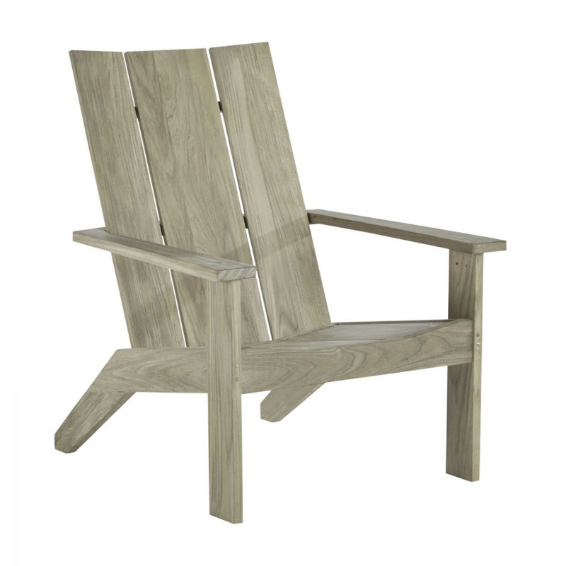 Méridienne Ashir, Pas de soudure, Lin bleu marine, Huître teck