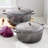 11 Pieces Cast Iron Enameled Cookware Set-110430399