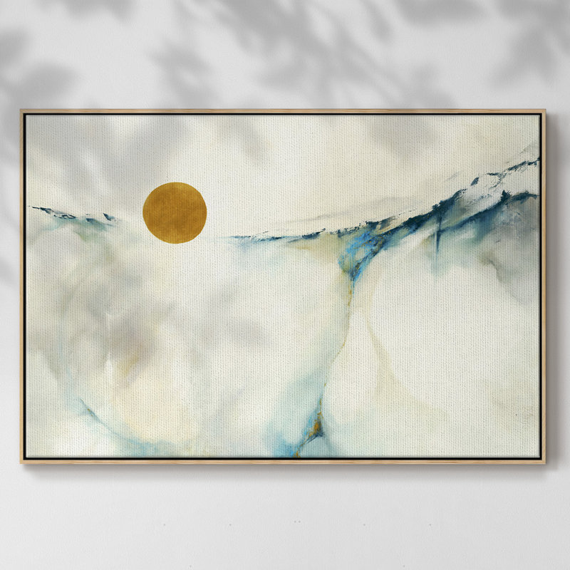 " Continuum ", Natural Floater Framed Canvas, 37'' H x 25'' W x 2"D