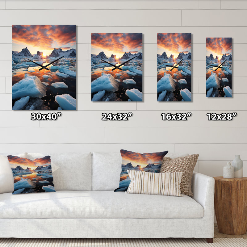 Canada Atlantic Dreams - Très grandes horloges murales Canada, H 40 po x l 30 po x P 1 po