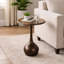 Table d'appoint en marbre pour chambre Ernstfried-115942470