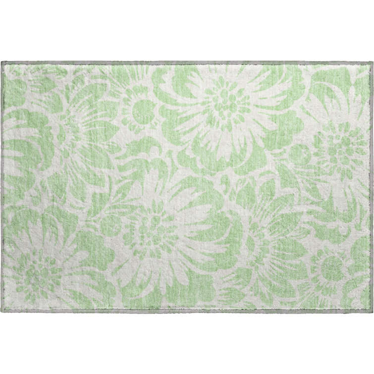 Premium Machine Washable Cerrito AMF551 Mint Rug