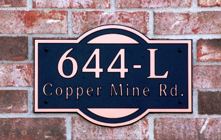 Arch Wall Plaque, Copper