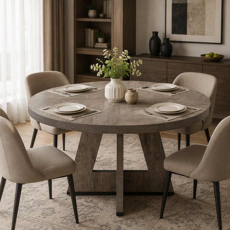 Table de salle à manger, Gris