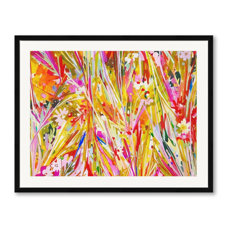 Summer 1701 Print by Mary Sullivan, Black Framed Paper, 25.25" H x 31.25" W