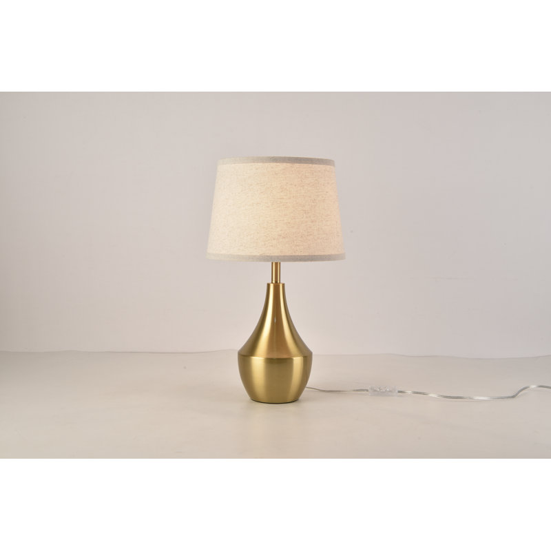 Table Lamp, Beige, Gold