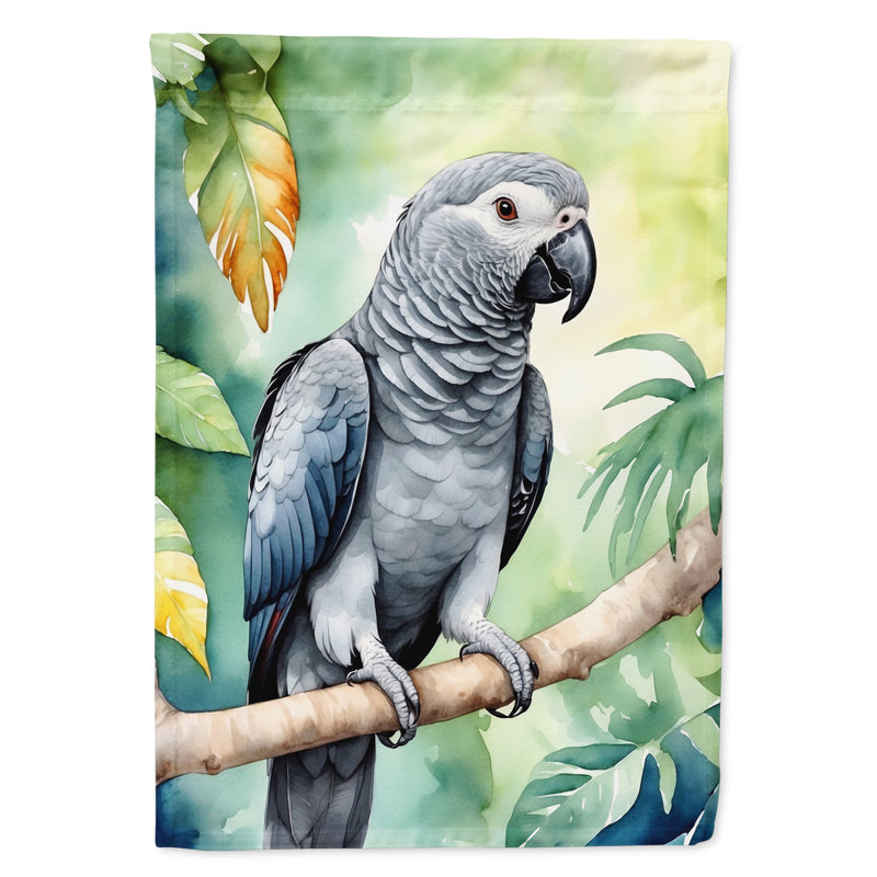 Drapeau pour la maison, Perroquet jaco