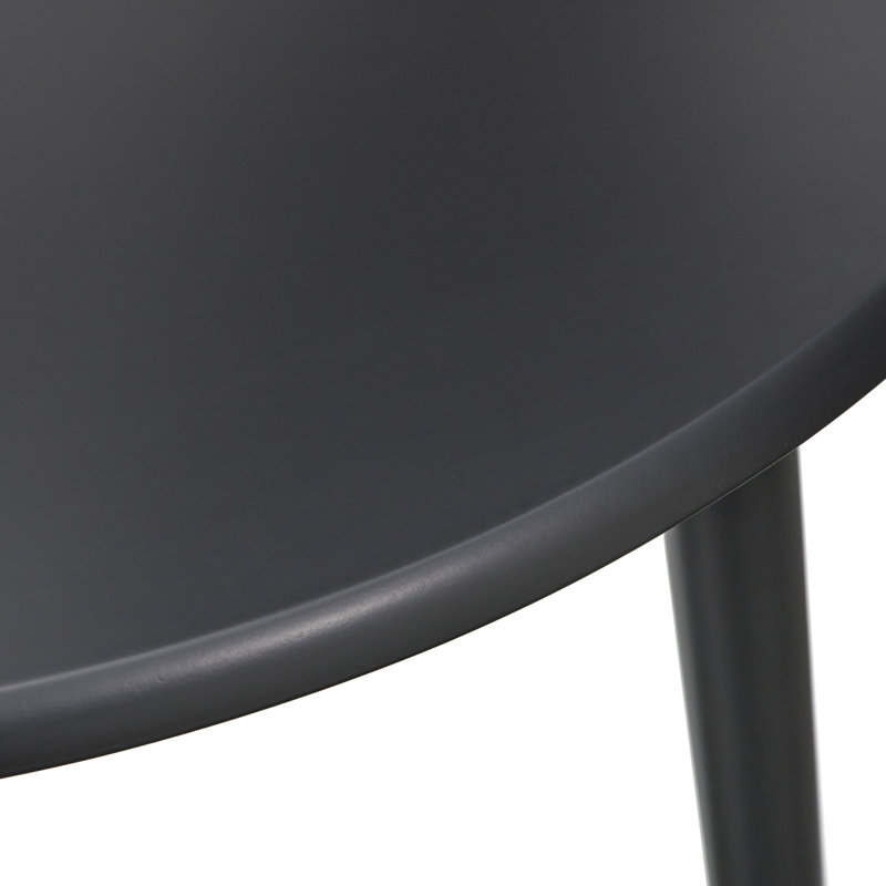 Ensemble de salle à manger Mehmud, Noir, Black, 3 Pieces: Table, 2 Chairs