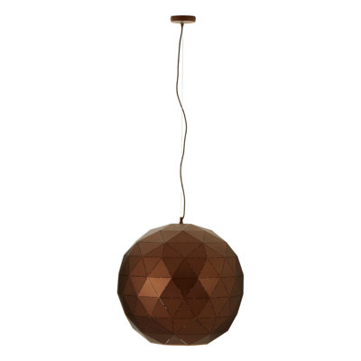 Cosima 4 - Light Black/Gold Geometric Pendant