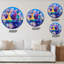 River River Paintings in Evening Glow - Horloge murale-59913604