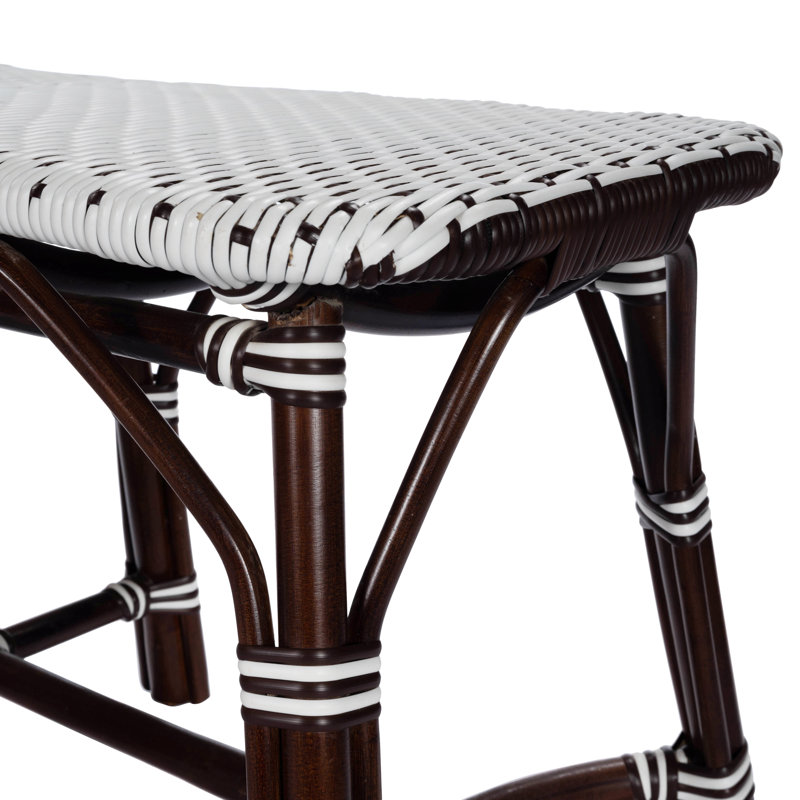 Butler Marcella Dark Brown Rattan Bench