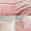 Mini ensemble d'édredon en fausse fourrure à poils longs Brielle - Design dégradé, réversible