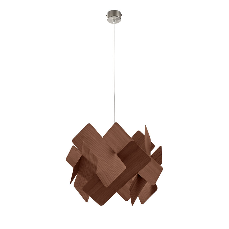 Escape 1 - Light Pendant, Blue, Matte Black, E26 Base