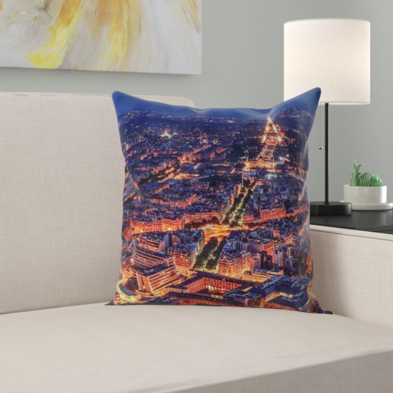 Housse et insert de coussin carré Paris