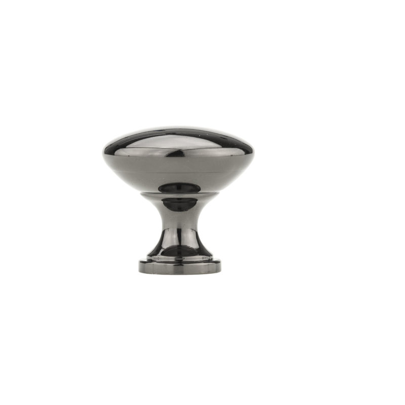 Poignée champignon 1 3/16 po de diamètre, Nickel noir