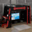 Lit mezzanine simple avec bureau et lumière RVB-1065005679