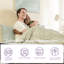 Matelas en gel rafraîchissant de 12 pouces pour grand lit, eau, soulagement, fonctionne avec une base ajustable, conception gris et blanc, rembourrage en mousse à mémoire de forme, matelas à structure à ressorts, transfert à faible mouvement, cadre de base,-880392098-880392100