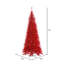 Red Tinsel Artificial Christmas Tree with LED Lights-1709820572-1630759378