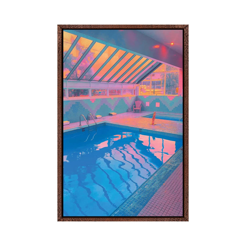 901 AM by Nathan Head - Print on Canvas, 66.04cm H x 45.72cm W x 3.81cm D, Classic Brown Wood Framed