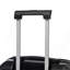 14 "/ 20" 2 pièces / ensemble dans un bagage à roulettes en ABS, avec serrure à combinaison, étui à cosmétiques 14 "(noir)