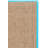 Joanna Auckland Bamboo Natural/Turquoise Area Rug-1820319737