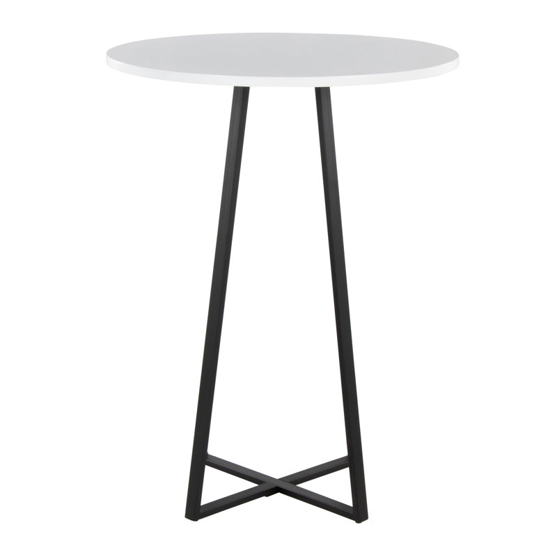 Table de bar et de comptoir Rayna, Noir, noir, noir, noir, 36", Noir, noir, noir, noir