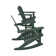 Cullan Plastic Rocking Adirondack Chair with Table