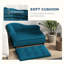 Petit lit pour chien, surélevé bleu foncé avec rangement, coussin moelleux, lit confortable pour animaux de compagnie, compartiment caché, convient aux chiens de taille moyenne