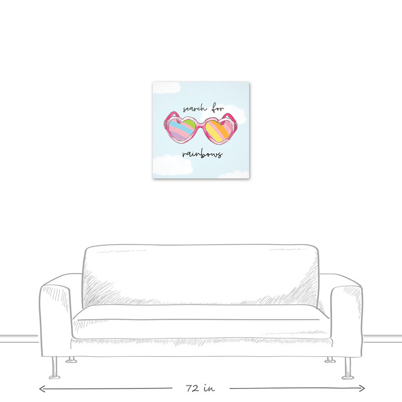 Recherche d’art sur toile rainbows Des, H 24 po x l 24 po x P 1,25 po