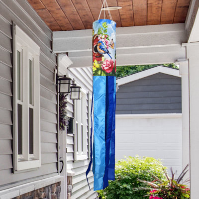 Floral Birdhouses Windsock