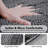 4 Pc Non-Slip Soft Plush Shaggy Chenille Striped Bathroom Rugs-1666688010-1666688118