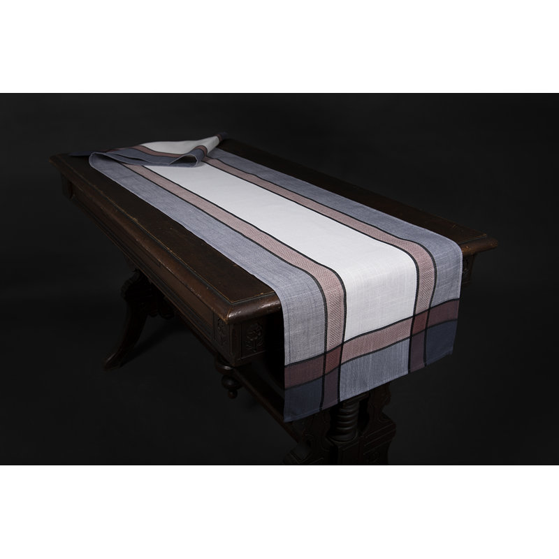 Sheilah Table Runner, 72" L x 15" W, White