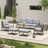 Mariene 5 - Person Patio Conversation Set with Cushions-101251027-101251028