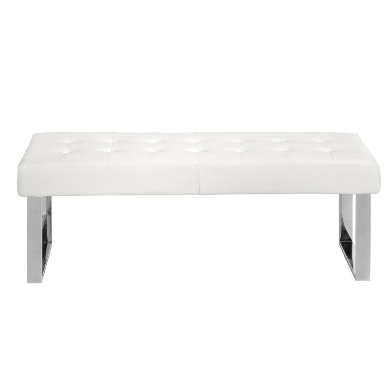 Faux Leather Upholstered Bench