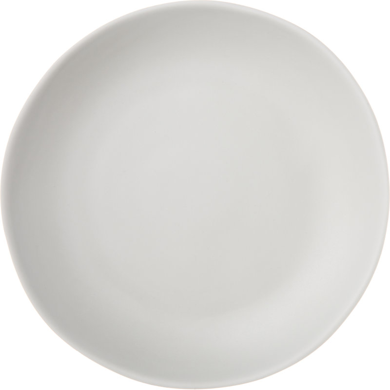 Assiette à salade en mélamine 9" Ridge, Ciment