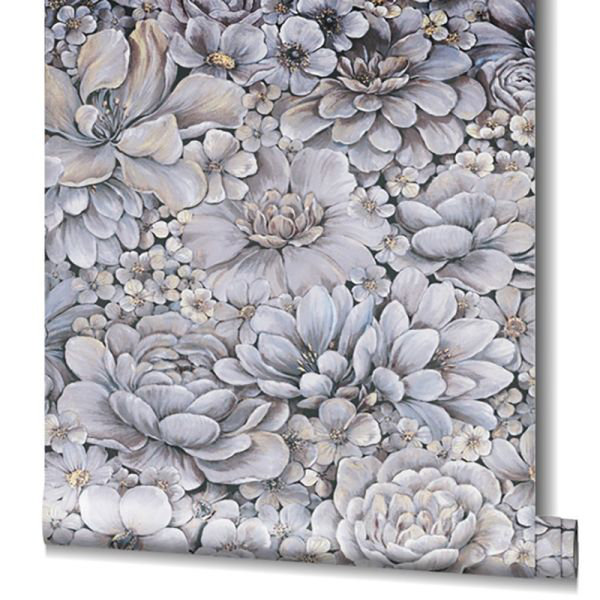 Concord Floral Double Roll Red Barrel Studio® 