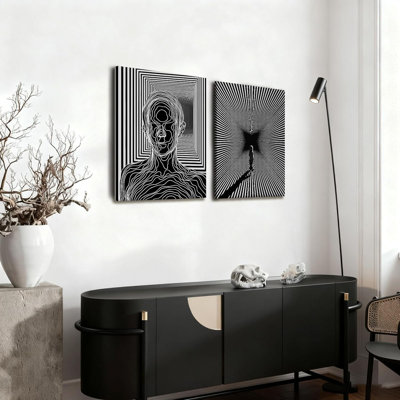 2 Piece Wrapped Canvas Print
