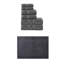 Ensemble de serviettes de bain 100% coton Buariki Collection et tapis de bain 1 pièce réversible-102443073-127851103