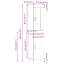 Mirijela 2 Door Manufactured Wood Wardrobe-116517279
